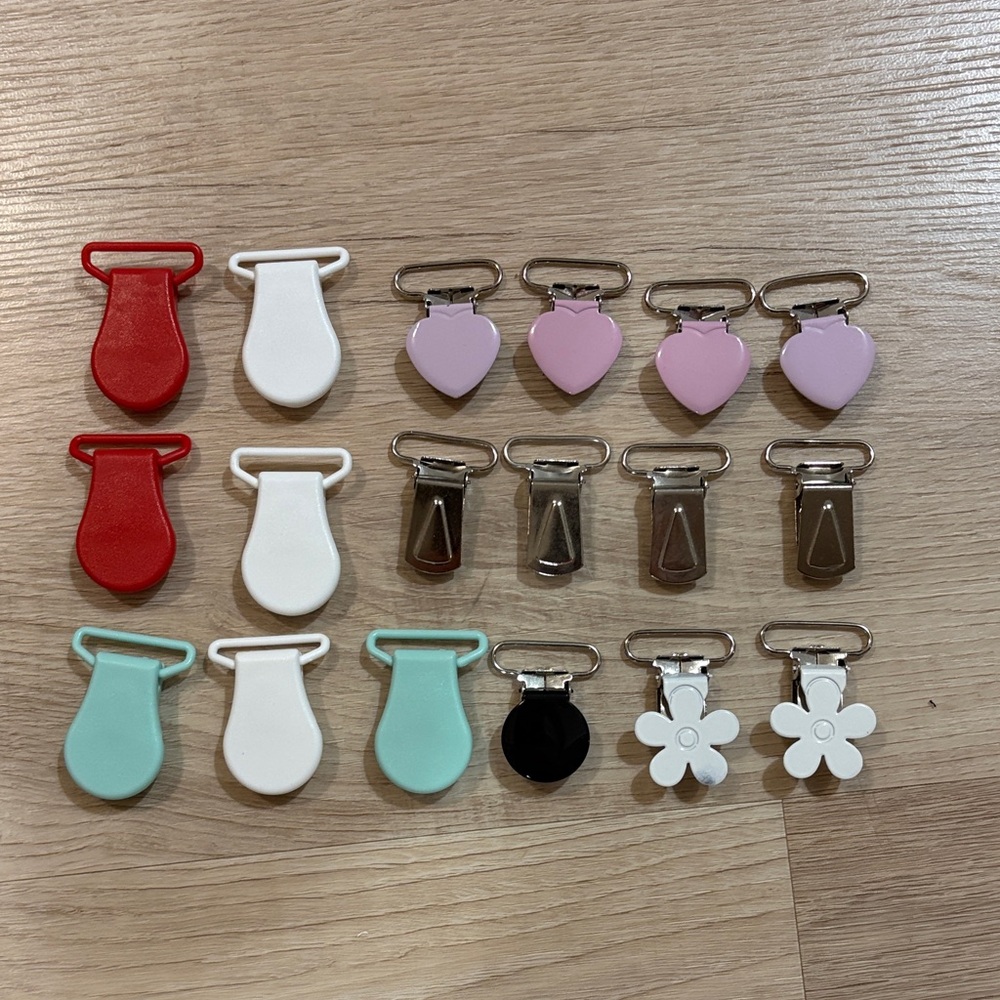Pacifier Clips || mitten clips || suspender clips